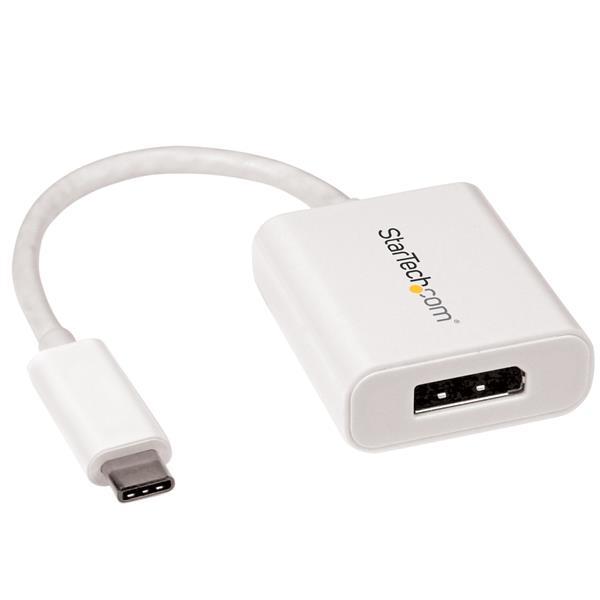 StarTech.com USB-C to DisplayPort Adapter - 4K 60Hz - White on Productcaster.