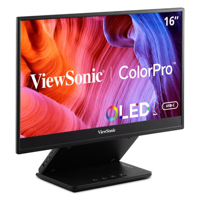 Viewsonic VP Series VP16-OLED computer monitor 40.6 cm (16") 1920 x 1080 pixels Full HD Touchscreen Black on Productcaster.