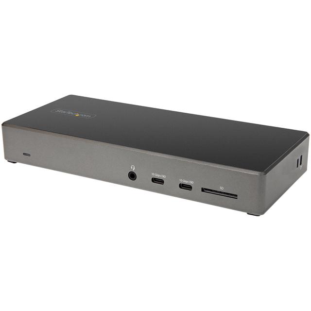 StarTech.com USB C Dock - Triple 4K Monitor USB Type-C Docking Station - 100W Power Delivery - DP 1.4 Alt Mode & DSC, 2x DisplayPort 1.4/HDMI 2.0 -  on Productcaster.