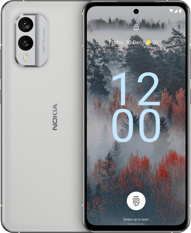 Nokia X30 5G 16.3 cm (6.43") Dual SIM Android 12 USB Type-C 6 GB 128 GB 4200 mAh White on Productcaster.