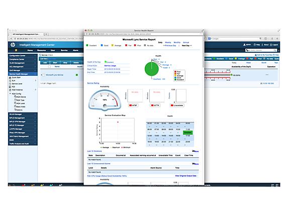 Hewlett Packard Enterprise IMC Service Health Manager on Productcaster.