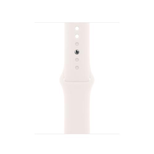 Apple - Band for smart watch - 42mm - S/M size - light blush on Productcaster.