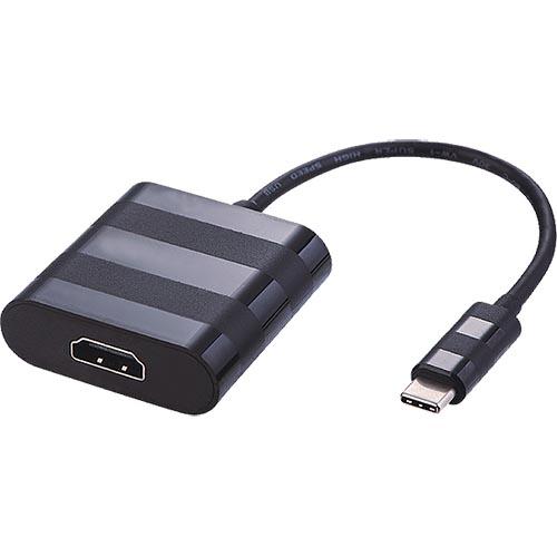 Cablenet 20cm USB 3.1c Male - HDMI 1.4b Female (4Kx2K@60Hz) Blk Active Adaptor on Productcaster.