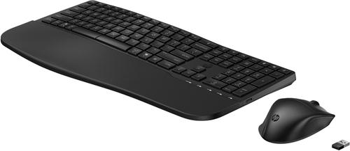 HP 685 - Keyboard and mouse set - dual mode, 3-zone layout, multi-device, 23 programmable keys, OS Auto-Detection, low profile key travel - full size  on Productcaster.