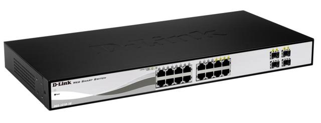 D-Link DGS-1210-16 network switch Managed L2 Black on Productcaster.