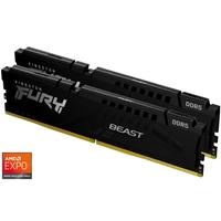 Kingston Technology FURY Beast KF552C36BBEK2-32 32GB (2x16GB) System Memory, 5200MT/s, DDR5,CL36, DIMM, Black, AMD EXPO Certified on Productcaster.