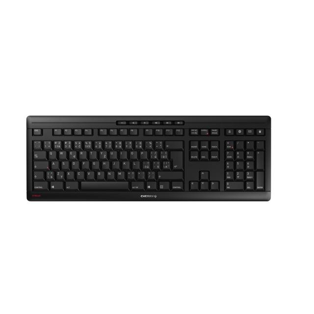 CHERRY Stream Wireless keyboard RF Wireless + USB QWERTZ Czech Black on Productcaster.