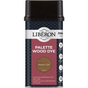 Liberon Palette Wood Dye - Medium Oak - 250ml on Productcaster.