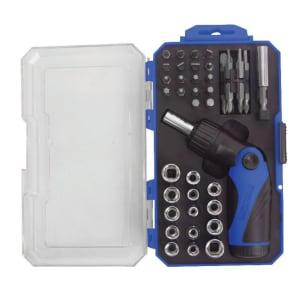 Wickes 46 Piece Ratchet Screwdriver Set on Productcaster.