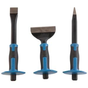 Wickes Guarded 3 Piece Bolster Chisel Set on Productcaster.