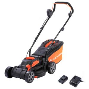 Yard Force LM C33 20V 33cm Cordless Lawnmower with 4.0Ah Li-ion Battery & Quick Charger on Productcaster.