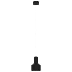 Eglo Casibare Steel Pendant Light - Black on Productcaster.