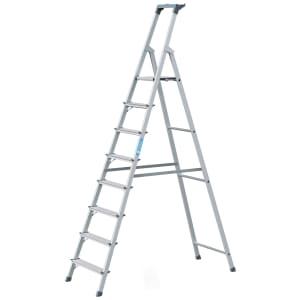 Zarges Scana S Aluminium 8 Tread Platform Step Ladder on Productcaster.