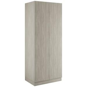 Malton Urban Oak Double Wardrobe with Single Rail - 900 x 2260 x 608mm on Productcaster.