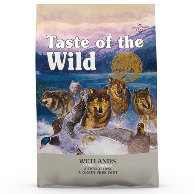 4 + 2 kg gratis! Taste of the Wild, karma sucha, 3 x 2 kg - Wetlands Canine on Productcaster.