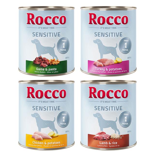 Rocco Sensitive 24 x 800 g - 4 různé druhy on Productcaster.