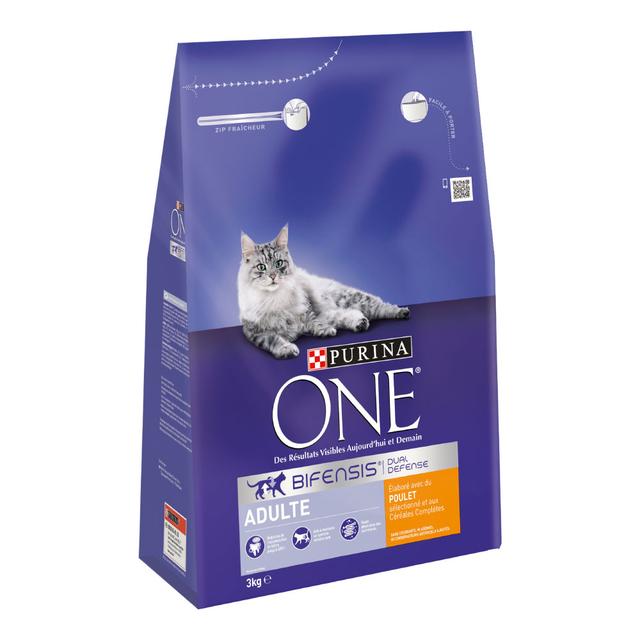 PURINA ONE Adult Chicken, Wholegrain pro kočky - 2 x 3 kg on Productcaster.