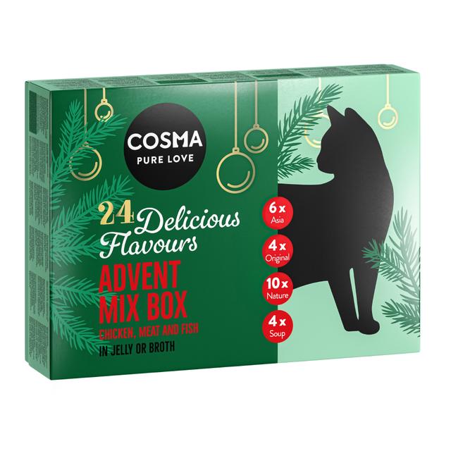 Cosma Advent Mix Box  - 24 x mokré krmivo Cosma (1710 g) on Productcaster.