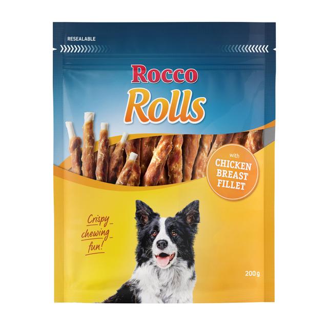 Rocco Rolls žvýkací rolky s kuřecím filetem - 6 x 200 g on Productcaster.