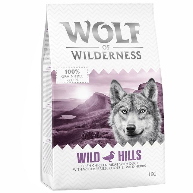 Wolf of Wilderness Adult „Wild Hills”, kaczka - 1 kg on Productcaster.