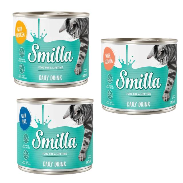 Smilla napój dla kota, łosoś - Mix (3 smaki) - 6 x 140 ml on Productcaster.