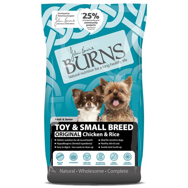 Burns Adult & Senior Original Toy & Small Breed, kurczak i ryż - 6 kg on Productcaster.