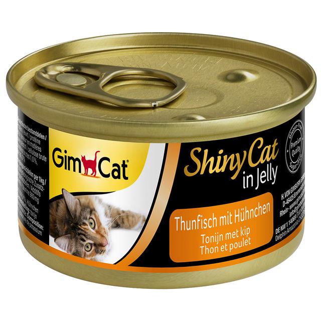 GimCat ShinyCat Jelly 6 x 70 g - tuniak & kura on Productcaster.