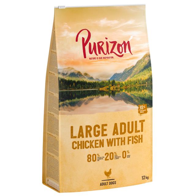 Purizon Large Adult dla psa, kurczak i ryba, bez zbóż - 2 x 12 kg on Productcaster.