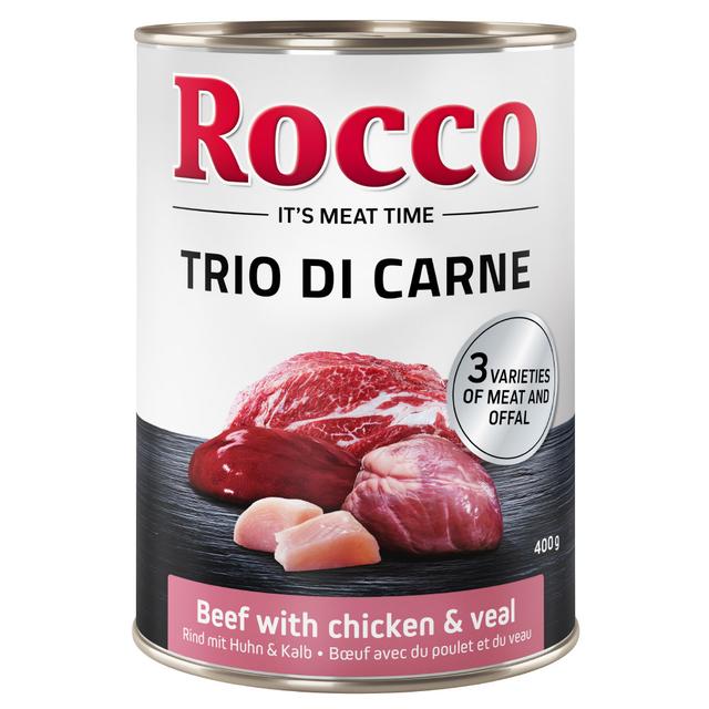 Rocco Classic Trio di Carne, 6 x 400 g - Wołowina, kurczak i cielęcina on Productcaster.