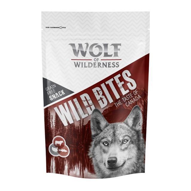 Wolf of Wilderness Snack - Wild Bites "The Taste Of" 180 g - Canada - hovězí, krocan, treska on Productcaster.