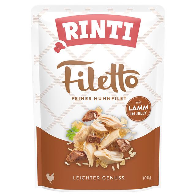 RINTI Filetto w galarecie, saszetki, 24 x 100 g - Kurczak z jagnięciną on Productcaster.