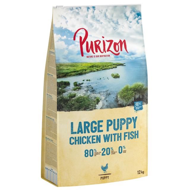 Purizon Large Puppy dla psa, kurczak i ryba, bez zbóż - 2 x 12 kg on Productcaster.