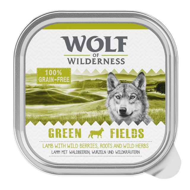 Wolf of Wilderness Adult 12 x 300 g - Green Fields - jehněčí on Productcaster.