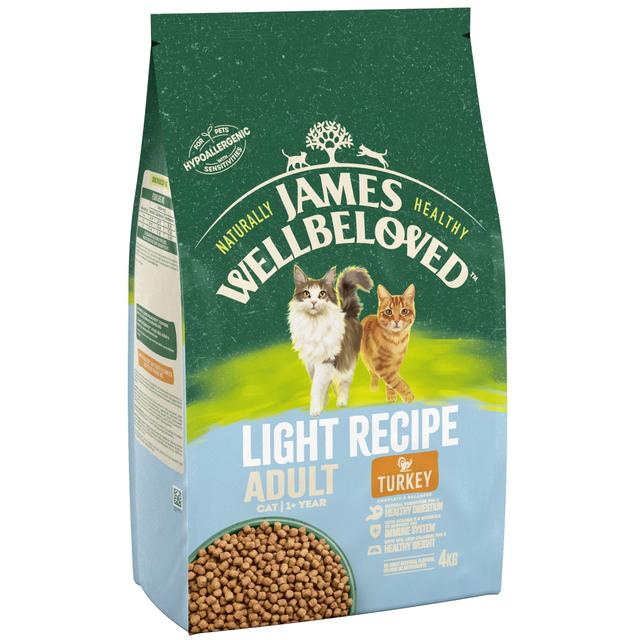 James Wellbeloved Cat Light krůtí a rýže - výhodné balení: 2 x 4 kg on Productcaster.