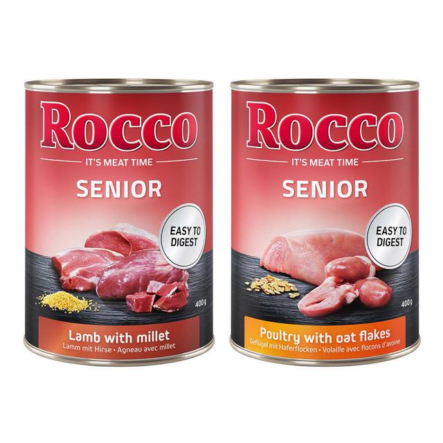 Megapakiet Rocco Senior, 24 x 400 g - 2 smaki, Mieszany pakiet on Productcaster.