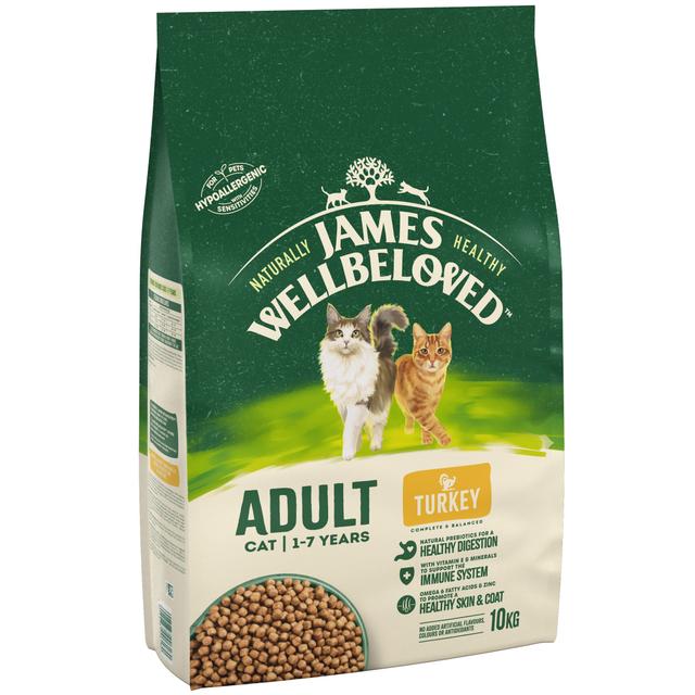 James Wellbeloved Adult Cat, indyk i ryż - 2 x 10 kg on Productcaster.