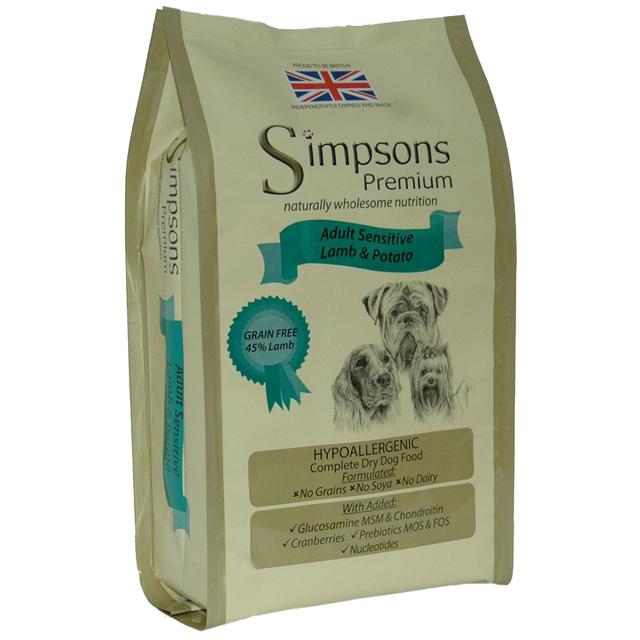 Simpsons Premium Sensitive Adult Lamb & Potato - 2 x 12 kg on Productcaster.