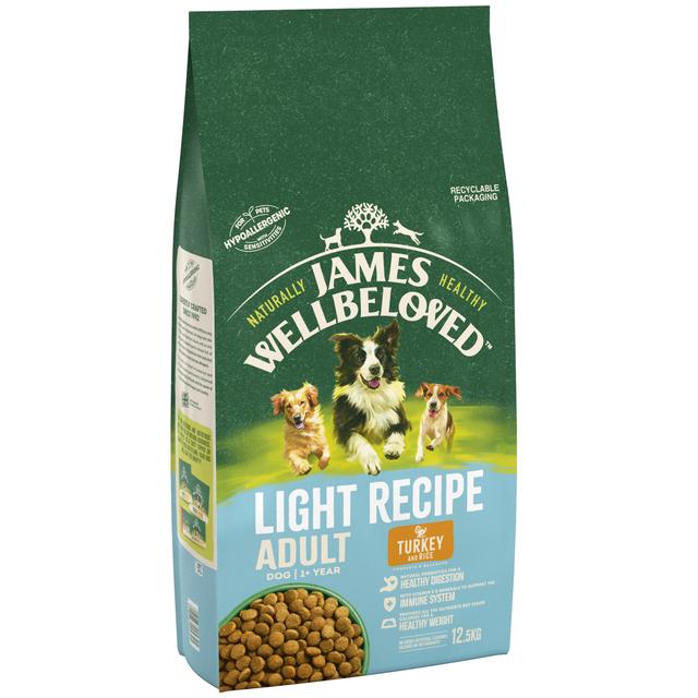 James Wellbeloved granule pro psy - 20 % sleva!  - Light krůta & rýže 12,5 kg on Productcaster.