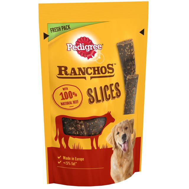 Pedigree Ranchos Slices pamlsky pro psy 60 g - výhodné balení: 8 x hovězí on Productcaster.