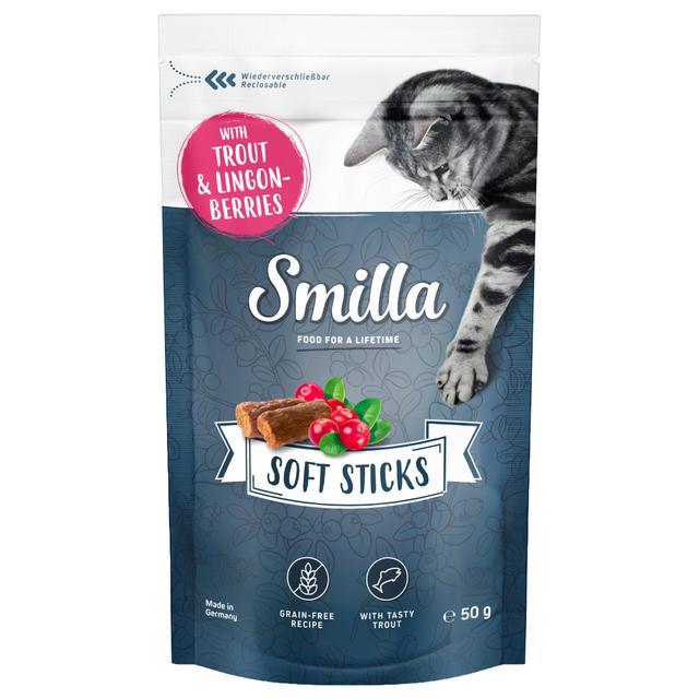 Smilla Soft Sticks, 50 g - Pstrąg i borówka brusznica on Productcaster.