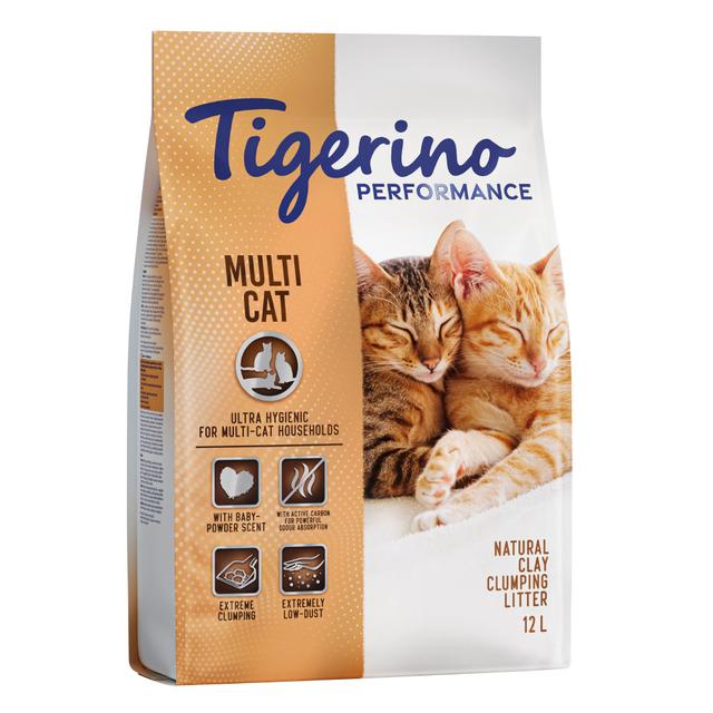 Tigerino kočkolit, 2 x 12 / 14 l (kg), za skvělou cenu! - Multi-Cat (2 x 12 l) on Productcaster.