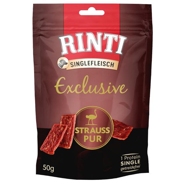 RINTI Singlefleisch Exclusive Snack, 50 g - Struś, 50 g on Productcaster.