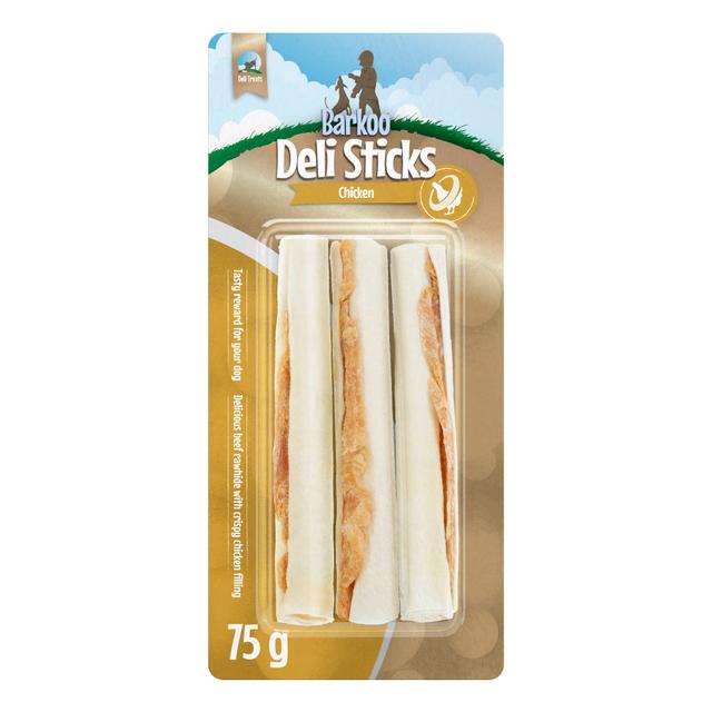 Barkoo Deli Sticks Chicken pałeczki do żucia, kurczak - 3 x 12,7 cm (75 g) on Productcaster.