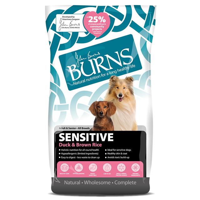 Burns Dog Adult & Senior Sensitive kachní s hnědou rýží - 12 kg on Productcaster.