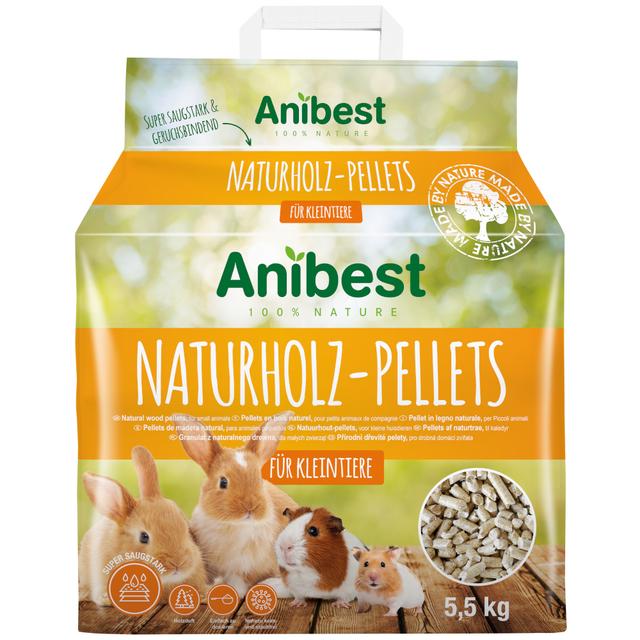 Anibest Naturholz Pellets, podłoże dla małych zwierząt - 10 l (5,5 kg) on Productcaster.