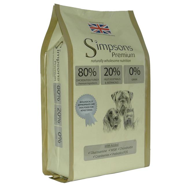 Simpsons Premium 80/20 Mixed - Meat & Fish - 12 kg on Productcaster.