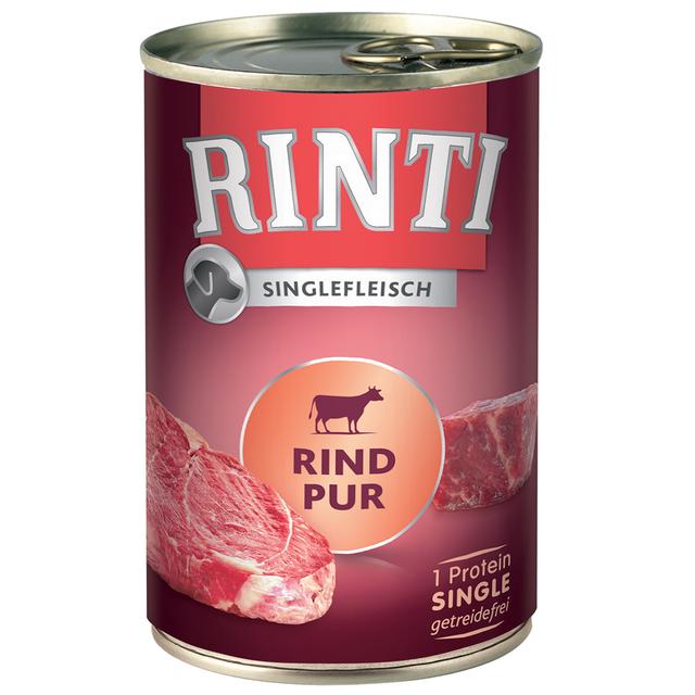 Megapakiet RINTI Singlefleisch, 24 x 400 g - Pakiet mieszany on Productcaster.