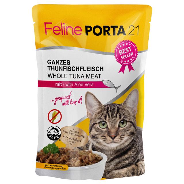 Feline Porta 21 kapsičky 24 x 100 g - Tuňák s aloe on Productcaster.