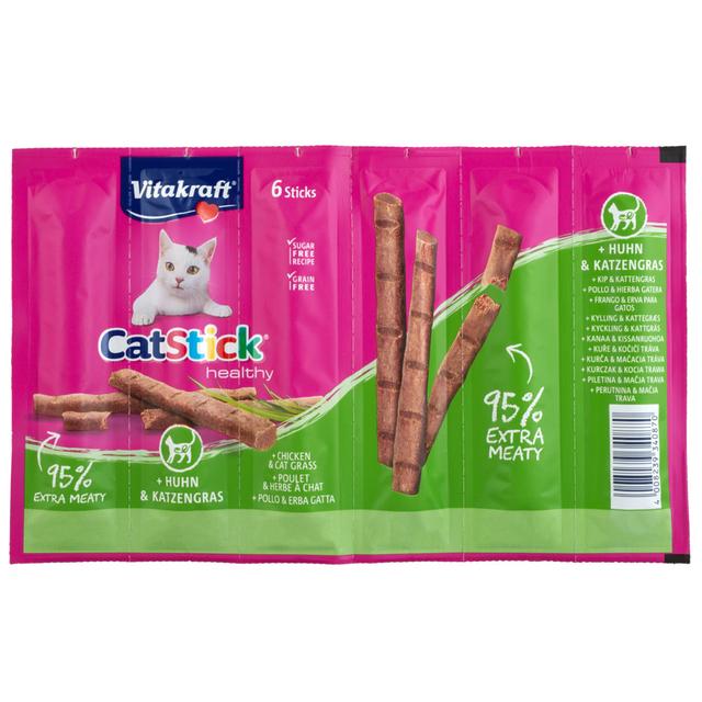 Vitakraft Cat Stick - Healthy, Kurczak i trawa dla kota, 6 x 6 g on Productcaster.