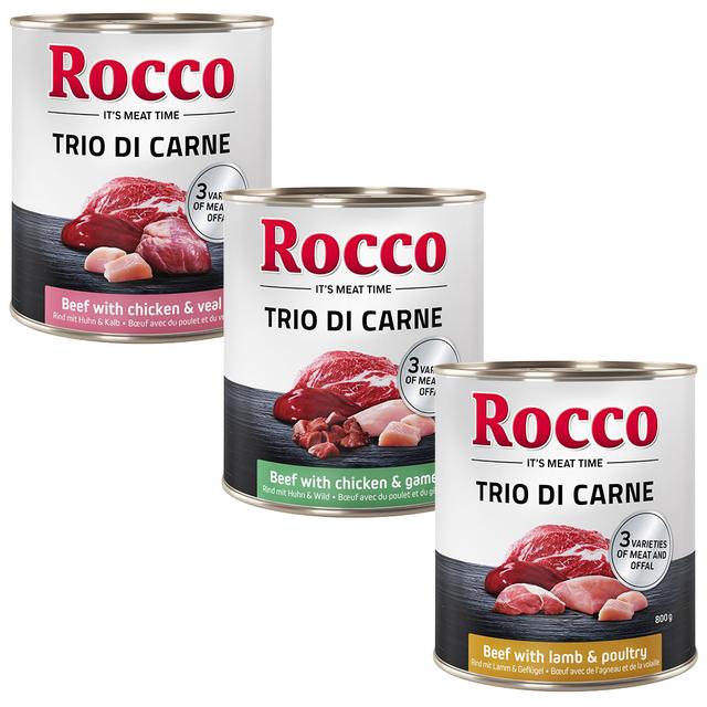 Rocco Trio di Carne pakiet mieszany 6 x 800 g - Pakiet mieszany, trzy rodzaje on Productcaster.